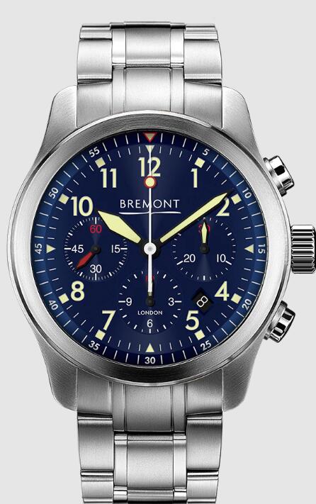 Replica Bremont Watch Altitude Pilot Chronographs ALT1-P2 Blue Dial Steel Strap Replica Bremont Watch Altitude Pilot Chronographs ALT1-P2 Blue Dial Steel Strap